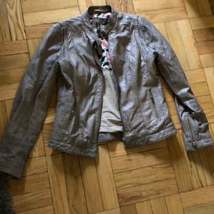 Leather jacket from NAFNAF